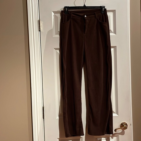 High waisted corduroy pants - Picture 1 of 5